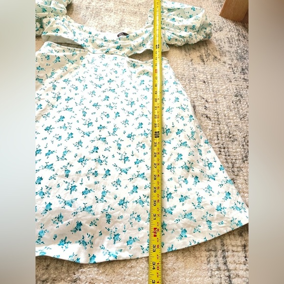 Zara Floral Cut Out Dress - Picture 13 of 15